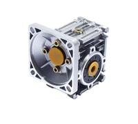 Motor 40W 60W 90W 120W Worm Gearbox NMRV040 Reducer Gear Ratio 5:1-100:1 Output 18mm 90 * 90mm Shaft Reducer Suitable.(1-80 16rpm)