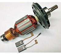 Motor Anchor Rotor Runner + Bearing + Carbon for Bosch GBH 5-40 DE,GBH 5-40 DCE,GSH 5E,5 CE,Würth BMH 40-XE,MH 5-XE,Berner BCDH 5,BTI SH5E