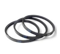 Motor Belt Hard Wire Rubber Drive Inner Ring Long Industrial Drive Agricultural Machinery Toothed V Belt AX/13X Type 13X800~1118mm Generator Belt(13X800 mm Li)