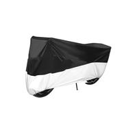 Motor Bike Cover For FB For Mondial For Flat For Track HPS 125 300 For Hipster For Imola SMT SMX 125 Motorcycle Cover Outdoor Rain Dustproof UV Motorbike Rear Seat Carry Pouch(Silver,XL)