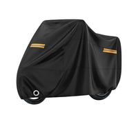 Motor Bike Cover Universal Motorcycle Cover For All Season Motorbike Rain Sunshade Cover 190T Fabric Motorcycle Sun Protection Case Reflective Motorbike Rear Seat Carry Pouch(XXXL)