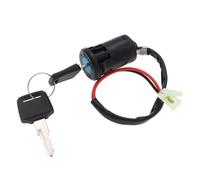 Motor Bike Ignition Switch Lock For ATV Go Kart Scooter Motorcycle ETC 2/4 Wires Pins Ignition Start Switch Lock Key(A 2 Wires Male Plug)