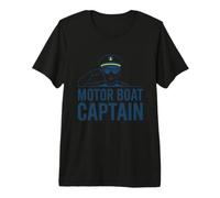Motor Boat Captain Nautical Life Marine Explorer Premium T-Shirt