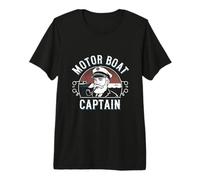Motor Boat Captain Ocean Adventure Marine Lifestyle Premium T-Shirt