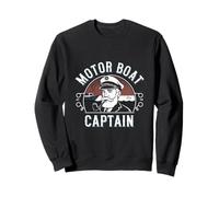 Motor Boat Captain Ocean Adventure Marine Lifestyle Sweatshirt
