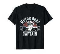 Motor Boat Captain Ocean Adventure Marine Lifestyle T-Shirt