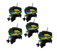 Motor Boat Coffee Stirrer, Wind Up Engine Gadgets for Make Time More Fun (5pcs)