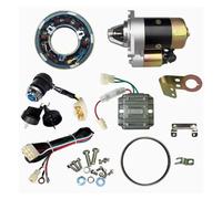 Motor Boot Starter FOR DIESEL170/178F/186FA/188/5KW W/STARTER MOTOR TOGGLE SWITCH FLYWHEEL CHARGE COIL ELECTRIC START KIT DRECT(178FS reverse)