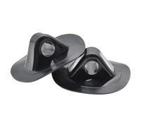 Motor Bracket Hanging Hooks - 2 Pack Kayak Rope Hook | Inflatable Boat D Ring Anchoŕ | PVC Boats Rope Buckle | Strong Adhesive Mount, Safety Line Fixing | For Mooring Anchoring Utility Use