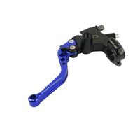 Motor Brake Levers 7/8" 22mm CNC Aluminum Alloy Moto Front Brake Clutch Master Cylinder Hydraulic Pump Lever(Clutch Blue)