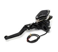 Motor Brake Levers 7/8" Universal Motorcycle Brake Pump Lever Handle Hydraulic Clutch Master Cylinder Racing Accessories(Left Black)