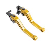 Motor Brake Levers For Kawasaki Z750 2007-2012 Z800 2013-2016 Motorcycle Adjustable Brake Clutch Levers Short/Long Handles Lever(Short yellow)