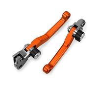Motor Brake Levers for YZ450F YZ 450 F 2009-2019 2020 2021 2022 Motorcross Stunt Clutch Lever Easy Pull Cable System Brake Clutch Levers(A Pair Orange)