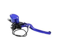 Motor Brake Levers Motobike Hydraulic Lever Handle 14 Piston Master Cylinder Motorcycle Clutch Brake Pump Set Kit(Rigth blue)