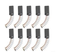 Motor Carbon Brushes 10pcs 13mm x 6mm x 4mm Replacement | Wear resistant material, restores motor power, fixes intermittent function, 10pcs set, precise 13x6x4mm size