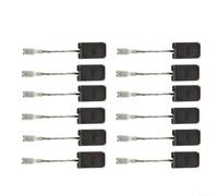 Motor Carbon Brushes 12-Pack 17mm Length Copper | 12-piece for value pack, copper composite material, high conductivity, long-lasting wear resistance
