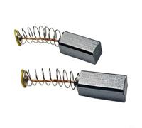 Motor Carbon Brushes 5x5x11mm Replacement Parts Pair | Fix intermittent motors, for restore electric braking, reduce sparking, extend tool life, easy install