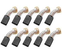 Motor Carbon Brushes, Carbon Brush Replacement, Power Tool for Electric Angle Grinder (10Pcs - Model No.CB303)