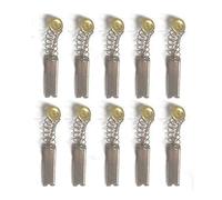 Motor Carbon Brushes POWERTOOL 10Pcs Mini Carbon Brushes Electric Motor Brushes Replacement Part for Generic Electric Replacement (2.5x4x14.5mm)