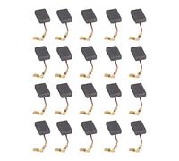 Motor Carbon Brushes Professional Electric Motor Carbon Brush Replacement for Drill Machine Angle Grinder 20 Pcs Copper Standard Size 5x11x15mm