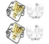 Motor Carburetor Repair Kit Vacuum Diaphragm Membrane Float Vavle Part For Mikuni BST33 For B&MW F650 1993-2000 Carburetor Replacement(SET C)