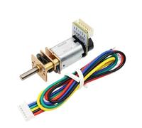 Motor CHF-GM12-N20ABHL DC 6V 12V 7PPR Encoder Motor Reducer Carbon brush Gear Motor DC Gear Motor(12V 1100rpm i20)