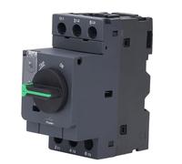 Motor Circuit Breaker Knob Control, Thermal Magnetic Motor Safety Switch, DIN Rail Mount AC690V 9-14A, Compact Motor Protector for Electric Motors with ABS Housing