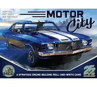 Motor City, A Strategic Roll and Write Board Game About Building Autos in Detroit - 25th Century Games