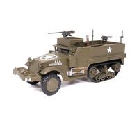 Motor city classics 1:43 Scale Military Diecast Collectible | M3 Half-Track with M2HB Machine Gun | Militaria Diecast Model 24210-44