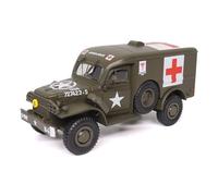 Motor city classics 1:43 Scale Military Diecast Collectible | WC54 Ambulance | Militaria Diecast Model 24211-42