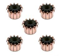 Motor Commutator, 19.2x8x15.2mm 12P Teeth Copper Hook Type Electrical Motor Commutator Replacement Parts for DC Electric Motors(5pcs)