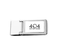 Motor Cycle Mouse Exit Art Deco Fashion Slim Money Clip Stainless Holder Pocket Wallet