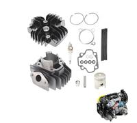 Motor Cylinder Piston Gasket Bearing Rebuild Overhaul Kit 40MM STD 4J2-11311-01-00 Compatible With PW 50 QT50 Y Zinger 1981-2019