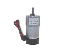 Motor,Dc Motor JGB37-3530 DC Encoder Geared Motor 12V Low Speed Large Torque Angular Signal Feedback(24V 76RPM)
