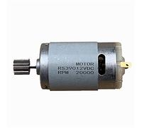 Motor DC, RS390 DC Motor 6V 12V 12 Teeth 12000-20000 RPM Replacement Parts for Kids Electric Car Ride On Toys Pack of 1(Rs390 12v 18000rpm)