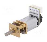 Motor: DC; with encoder,with gearbox; 6VDC; 170mA; Shaft: D spring DF-FIT0484 |