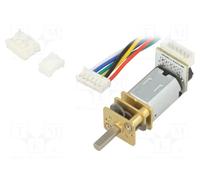 Motor: DC; with encoder,with gearbox; 6VDC; 170mA; Shaft: D spring DF-FIT0486 |