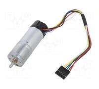 Motor: DC; with encoder,with gearbox; Medium Power; 12VDC; 2.1A POLOLU-4869 | |