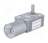 Motor: DC; with worm gear; 6÷15VDC; 1A; Shaft: D spring; 32rpm; 6mm DF-FIT0489-D