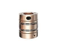 Motor Diaphragm Coupling D50L60 Double disc Clamping Flexible Shaft Coupling(17X17)