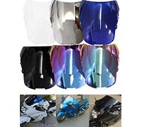 Motor Double Bubble Autobike Windshield Wind Deflectors Motorcycle Airflow Fit For Honda CBR1100XX CBR 1100XX 1996-2007 (Deep Iridium)