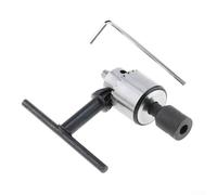 Motor Drill Chuck JT0 with 4mm 5mm 6mm 8mm Sleeves for Efficient Taper Hole Drilling (4mm)