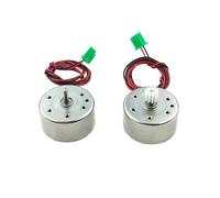 Motor, Electric Motor 2Pcs RF-300C Mini 300 Motor DC 5V 6V 9V 12V 7000RPM Micro 24mm Round Spindle Motor Low Current DIY Solar Power Fan Hobby Toy Model(Model A No Gear)