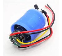 Motor, Electric Motor Dc 12V 24V 100,000 RPM micro brushless ducted fan Aluminum impeller hair dryer ultra-high speed motor motor(12V)