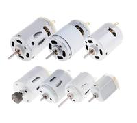 Motor, Electric Motor RS365 DC Motor 3V 6 V 12V R140 R260 RS365 385 High Speed Carbon Brush Electric Motor for Hair Dryer DIY Toy Fan Mini Micro Motor(RS385 12-24V)