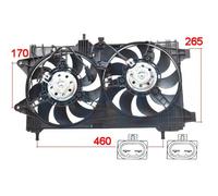 Motor Fan CVA376G FT7518 1620750 05041225 8EW 351 044-511 47802 EV820600