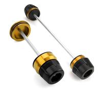 Motor Front Rear Wheel Fork Slider Axle Crash Protector For R1300RS R 1300RS R 1300 RS 2025 2026 Rs 1300 Rs1300 R1300 Rs Crash Protector(F-R-Gold)