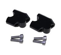 Motor Handlebar Riser Height Increase Motorcycle Mount Adapter Extension Clamp Handlebar Riser(Black)