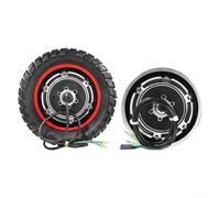 Motor Hub 10 inch for KUGOO M4 PRO Scooter, 500W Off-Road Tyre Rear Wheel Drive Motor Assembly with Pneumatic Wheel Replacement(Rear wheel rims)