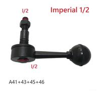 Motor Lock Nut Assembly for Milling Machines - British 3/8" & 1/2" Thread, Robust Metal Construction, Easy Installation, Enhanced Stability for Bridgeport-Type 3#-5# Mills(1/2)